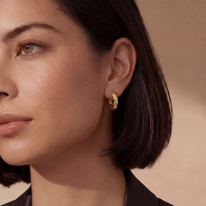 Petra Gold Huggie Hoops