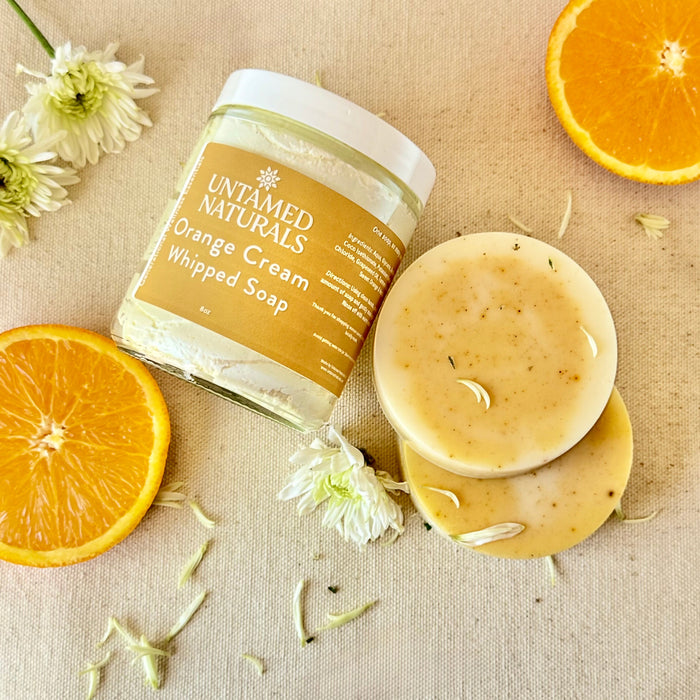 π Orange Cream Whipped Soap: A Lush, Dreamy Cleanse