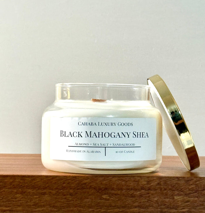 Black Mahogany Shea Candle