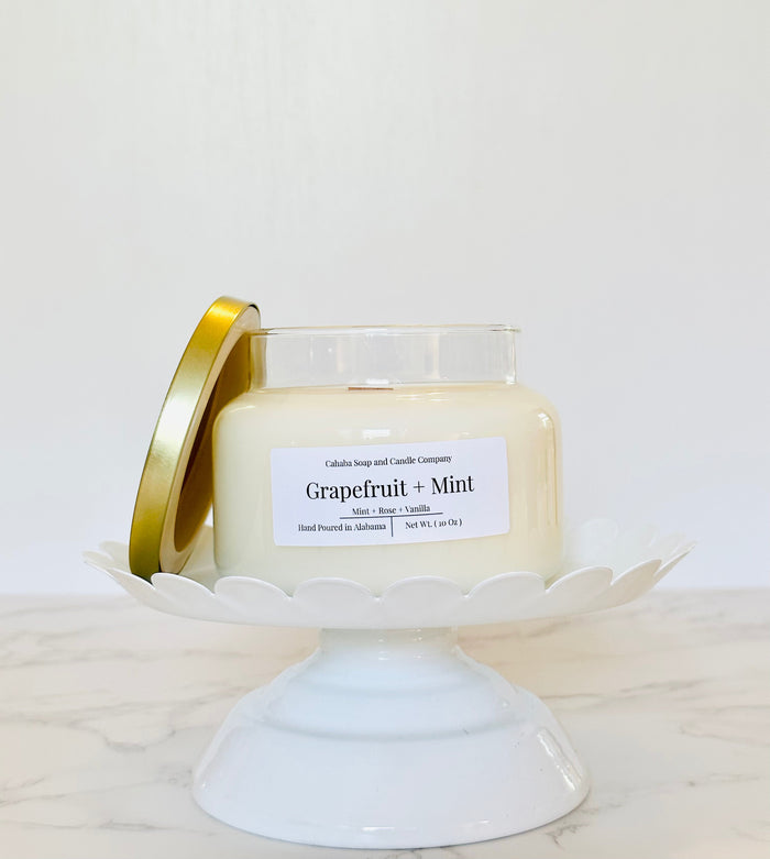 Grapefruit + Mint Candle