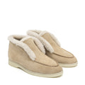 Norwood Genuine Shearling Ankle Boots in Beige