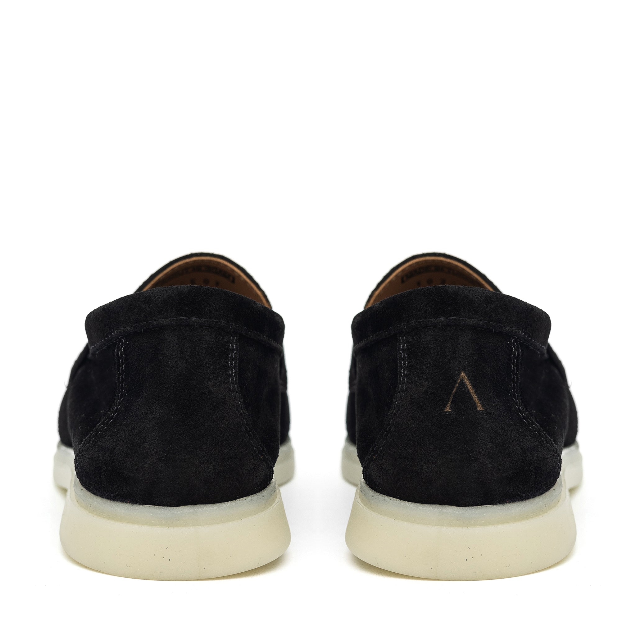 Torino Suede Loafers in Black