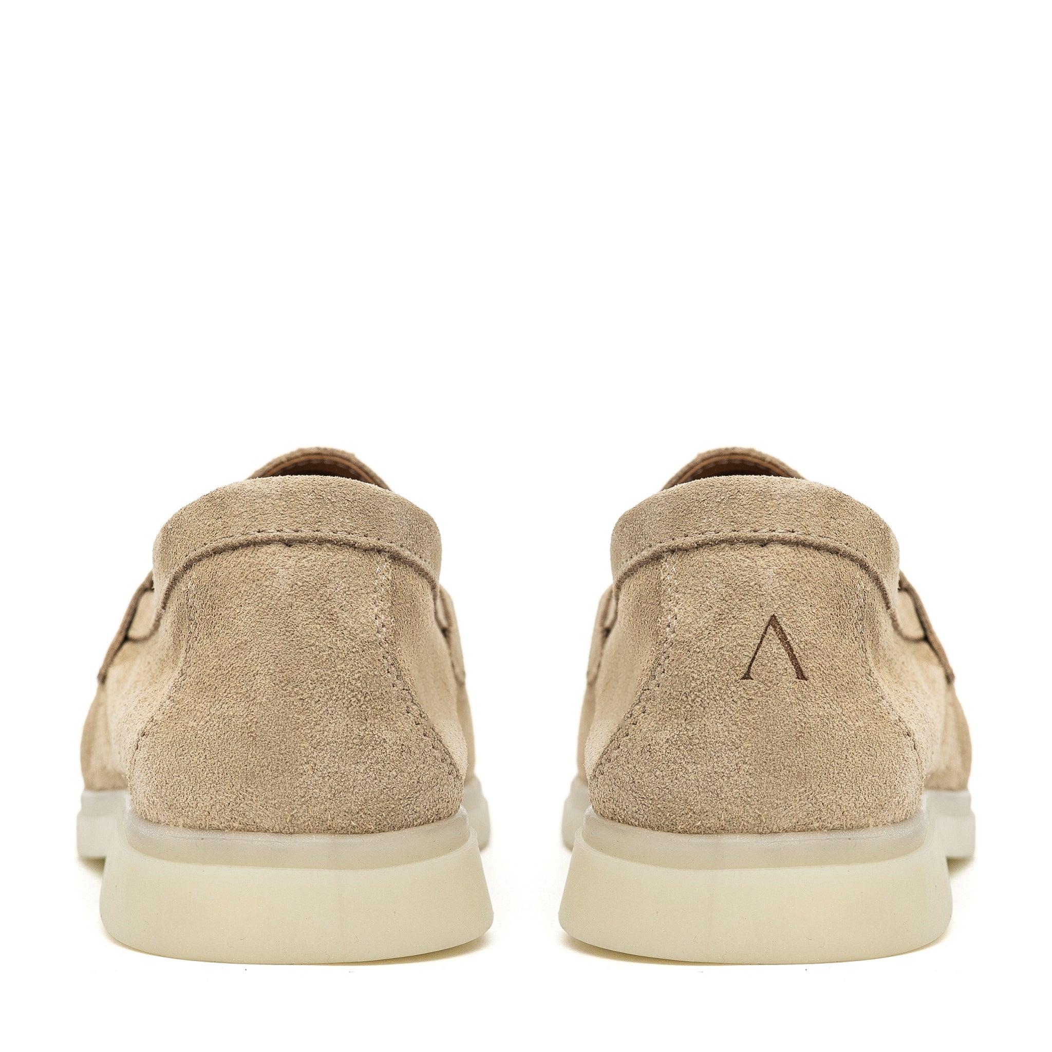 Torino Suede Loafers in Beige