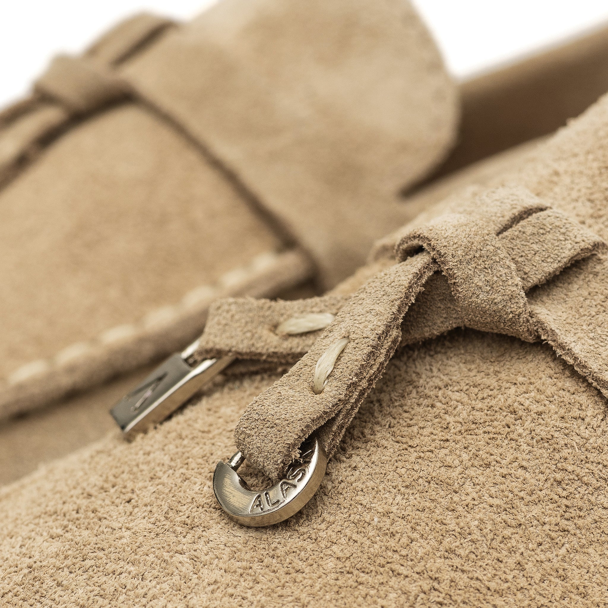 Torino Suede Loafers in Beige