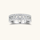 Stellar Row Moissanite Ring