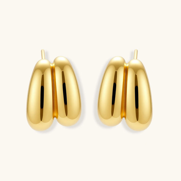Eudora Sculptural Hoops