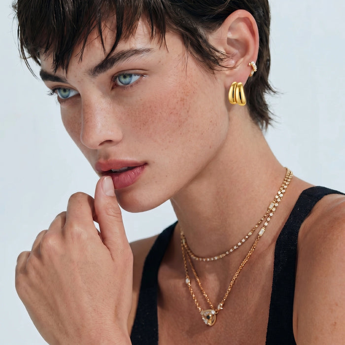 Eudora Sculptural Hoops