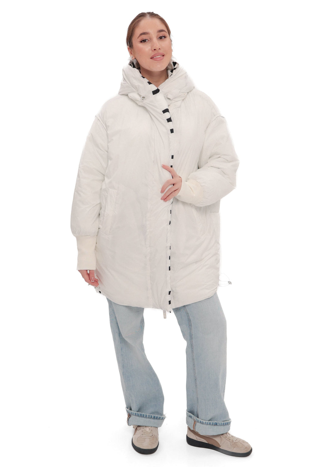 ⇆ Reversible 2 in 1 Insulated Bio-Down Winter Coat