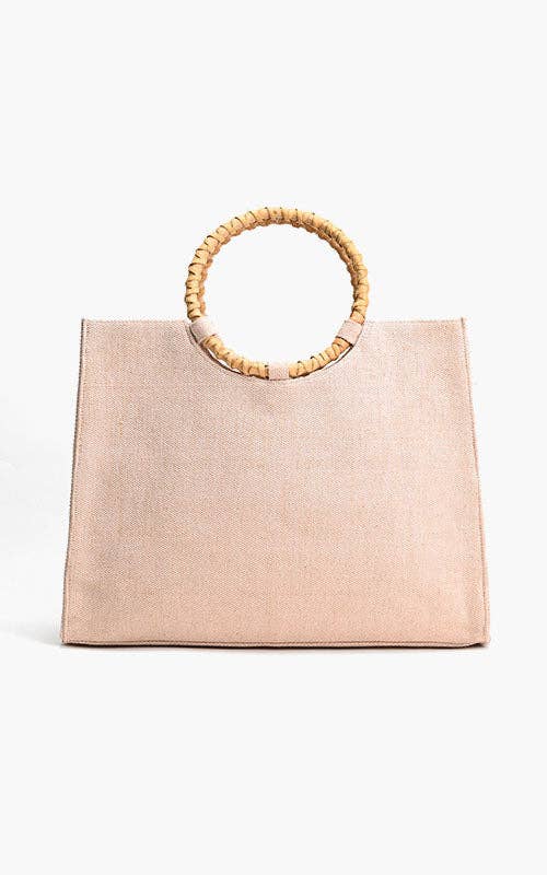 Tropical Pink Flamenco Embellished Tote