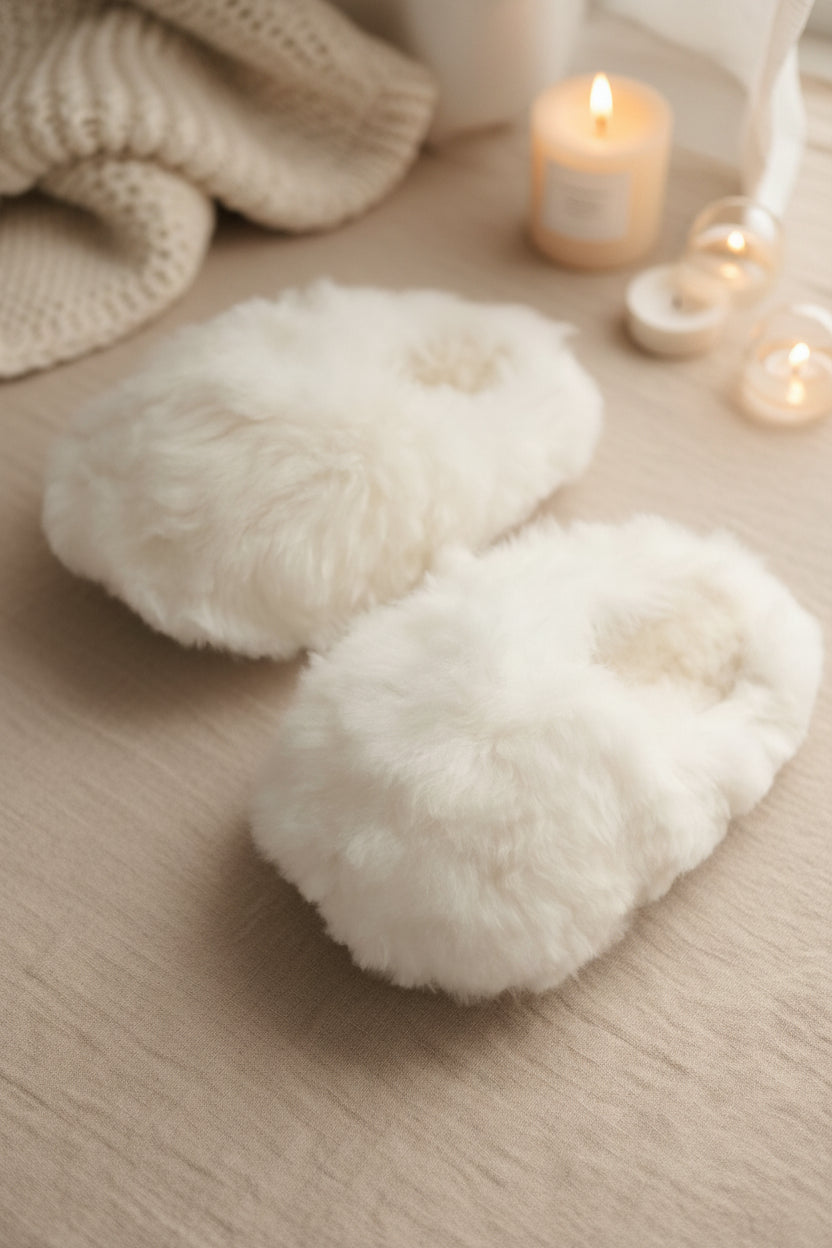 Alpuffas - Genuine Alpaca Slippers
