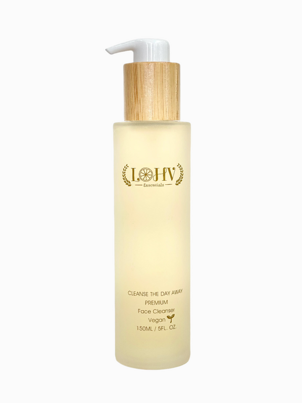 PREMIUM 100% Vegan Hydrating Facial Cleanser, Hyaluronic Acid + Ginger Water + Lactic acid + Glycolic acid