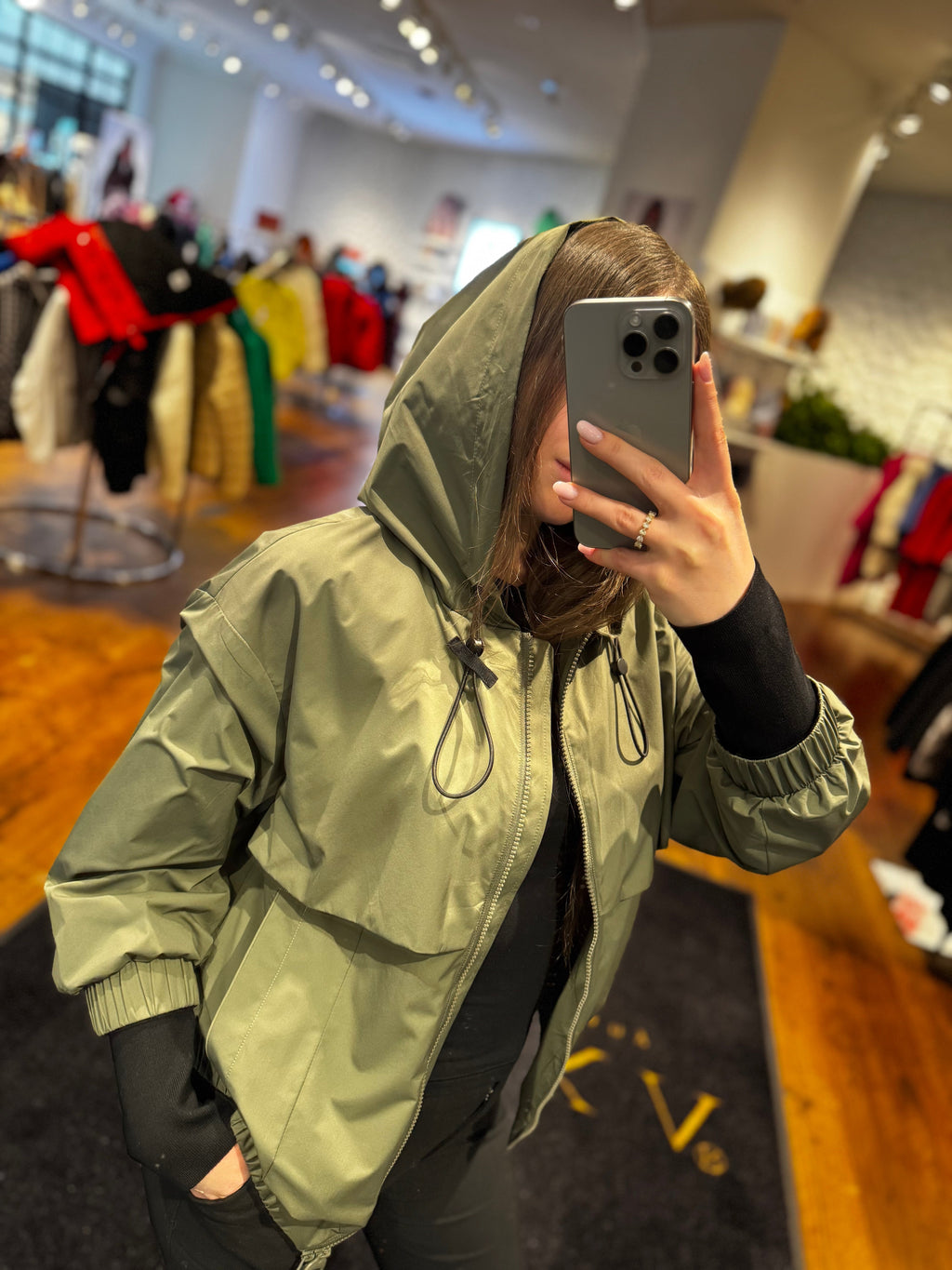 Lightweight Hooded Demi-Season Jacket