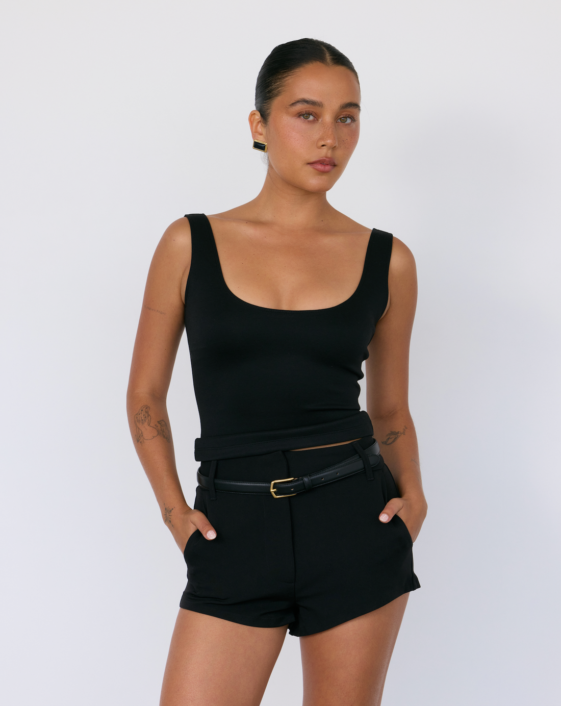 Inez Tank Top - Black