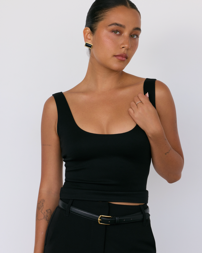 Inez Tank Top - Black